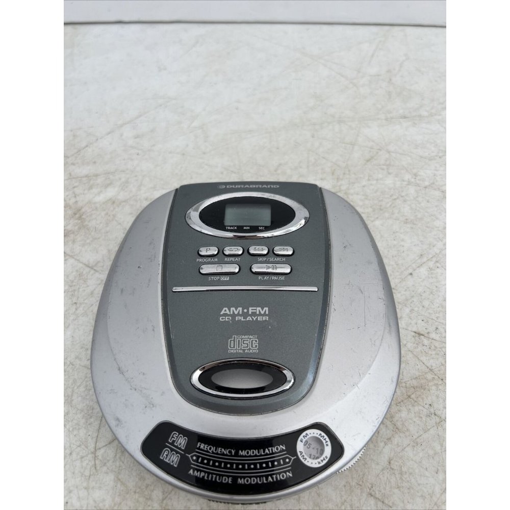 Durabrand CD-62 AM/FM Programmable Compact CD Disc Player Only Clean & Tested!